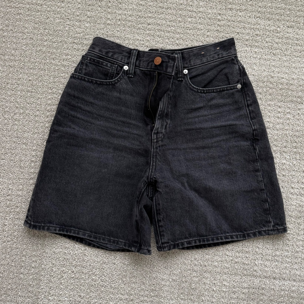 Madewell Women's Black Jean Shorts